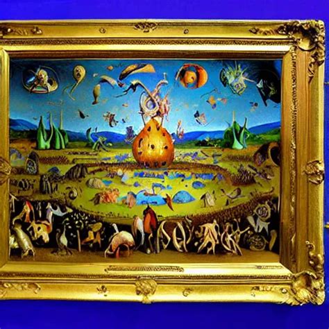 The Garden Of Earthly Delights By Salvador Dalí Stable Diffusion