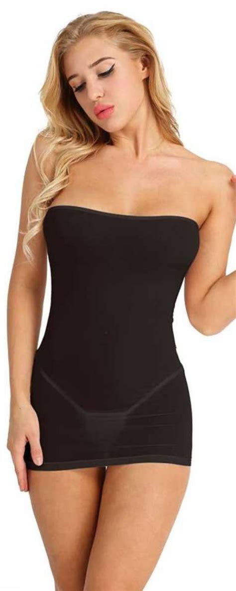 Buy Bellevino Women One Piece Short Dress With Thong Panty And