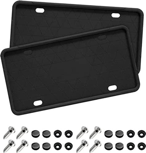 Amazon Car License Plate Frame 2 PCS Anti Theft Universal