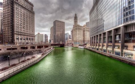 Wallpaper City Cityscape Building Reflection Clouds Skyline