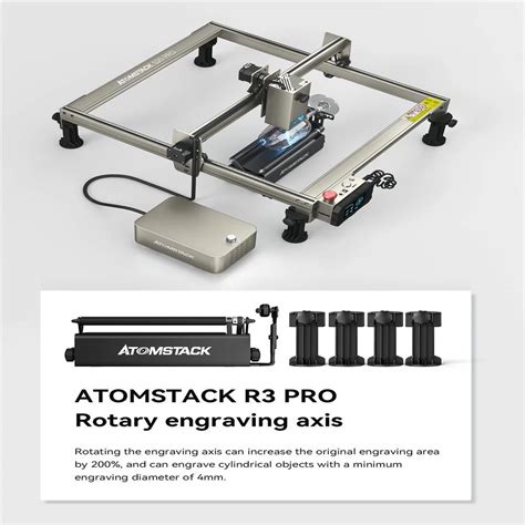 Atomstack S Pro W Laser Engraver Cutter Kit R Pro Rotary Roller