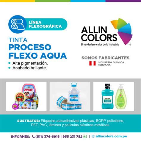 Tintas Base Agua Para La Industria Gr Fica Allin Colors