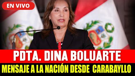 EN VIVO MENSAJE DE LA PDTE DINA BOLUARTE HOY 09 11 23 YouTube