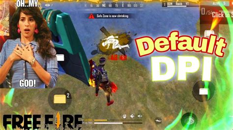 Free Fire Headshot Highlight Satisfactory Default DPI Like