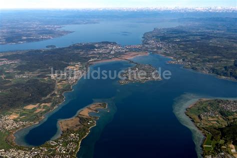 Luftbild Steckborn Seen Kette Und Uferbereiche Des Sees Untersee Am