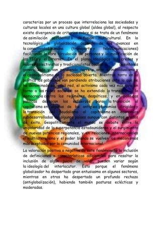 Globalizacion PDF