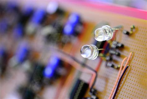 Circuit Board With Leds Photograph By Cordelia Molloyscience Photo Library