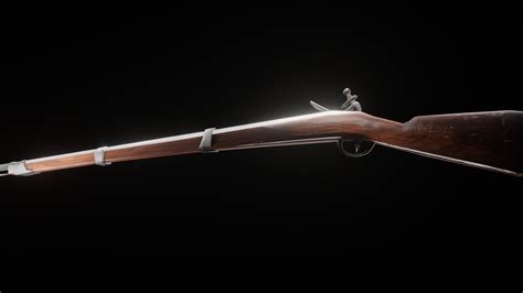 Springfield Model 1812 Rifle 3d Model Turbosquid 1920557