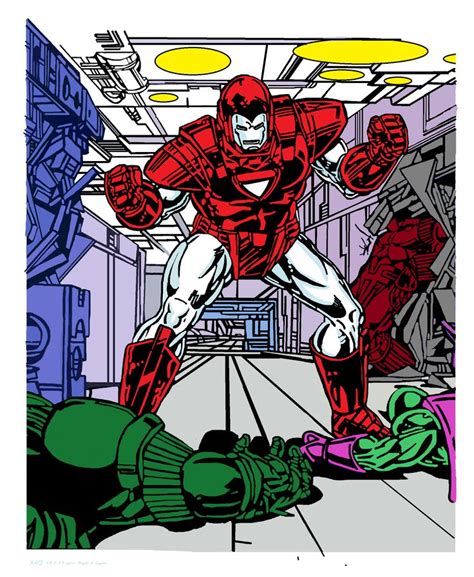 Bob Layton Silver Centurion Restoration Iron Man Art Iron Man Marvel Comics Art