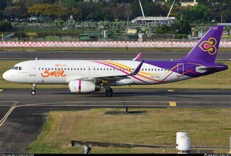 HS TXG Thai Smile Airbus A320 232 WL Photo By HUNG CHIA CHEN ID