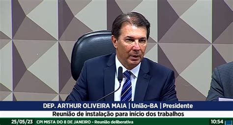 Arthur Maia é eleito presidente da CPMI 8 de Janeiro Hora Brasília