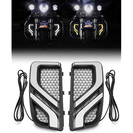 Amazon Hcmotorku Motorcycle Led Turn Signal Light Fairing Lower