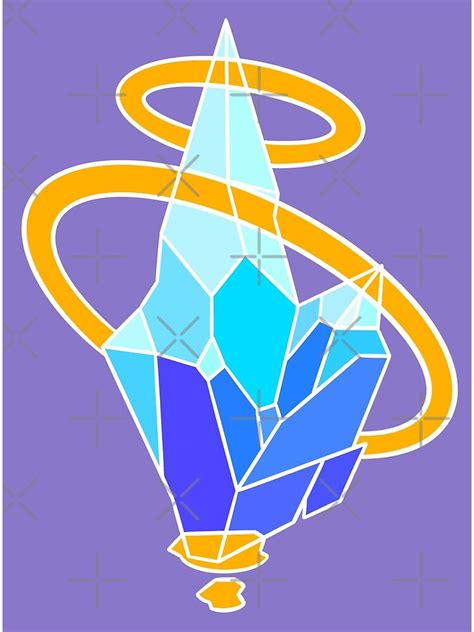 "Aether Crystal FFXIV" Poster for Sale by HeartHub | Redbubble