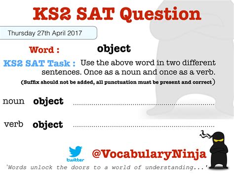 Ks2 Sats Question Vocabulary Ninja