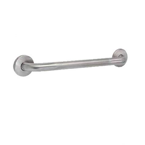 18 In X 1 25 In Wall Mounted Towel Bar Satin Nickel Stainless Steel