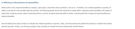 Solved 4 Efficiency In The Presence Of Externalities Parks Chegg