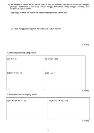 Penilaian Kurikulum 1matematik F2 PDF