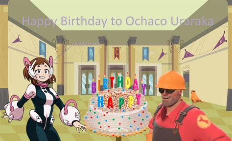 Happy Birthday Ochaco Uraraka By Daniotheman On Deviantart