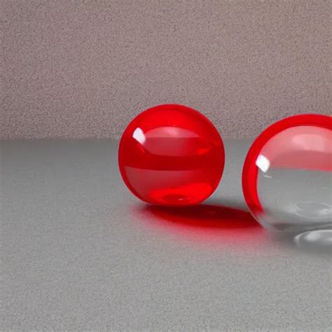 Plexiglass Spheres On A Red Cube Stable Diffusion OpenArt