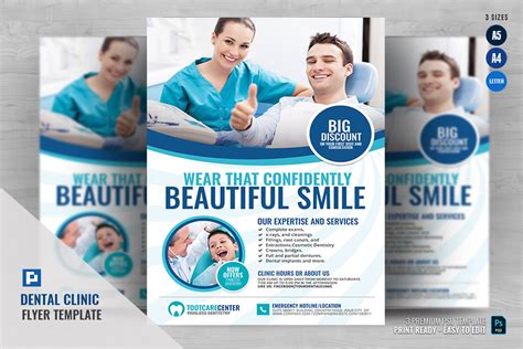 Dental Dentistry Clinic Flyer Graphic By Psdpixel Creative Fabrica