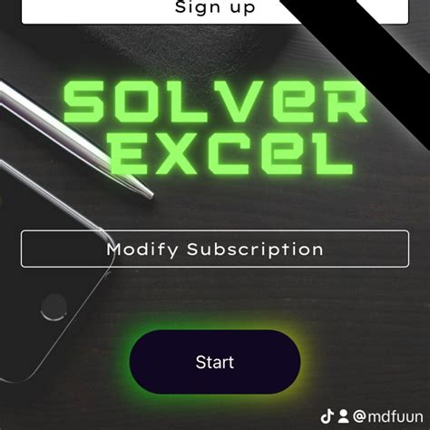 how to use solver excel