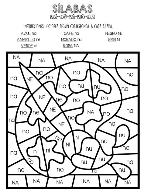 Colorea Y Aprende Las Silabas De Forma Divertida 34