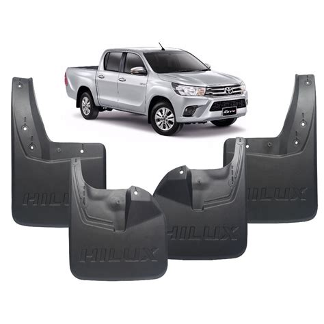 Para Barro Hilux 2016 2017 2018 2019 Plastico 4 Peças Lameiro no Shoptime