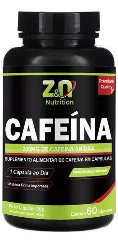 Cafe Na Mg Capsulas Z N Nutrition Sabor Neutro Mercadolivre