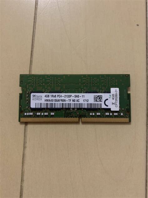 ヤフオク Sk Hynix 1rx8 Pc4 2133p Sa0 11 4gb Ddr4 ノー