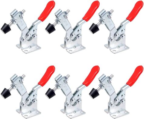 Pcs Hand Tool Toggle Clamp Antislip Red Horizontal Clamp B Lbs