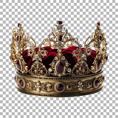 Premium Psd Gold Crown On Transparent Background