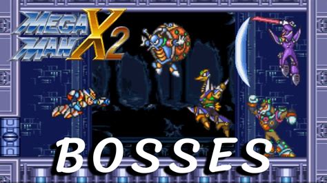 Mega Man X2 All Bosses No Damage YouTube