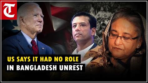 Us Says It Had No Role In Ousting Sheikh Hasina From Bangladesh Amid