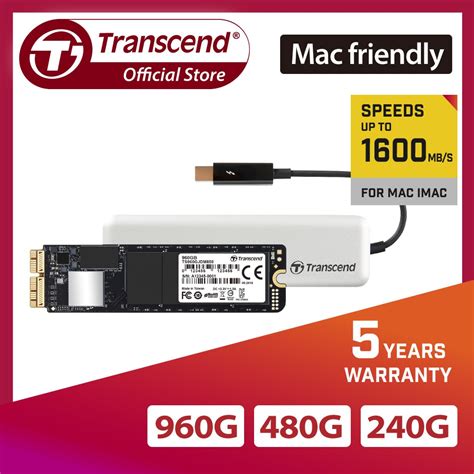 Transcend Jdm Jetdrive Pcie X Ssd Upgrade Kit Thunderbolt D Nand