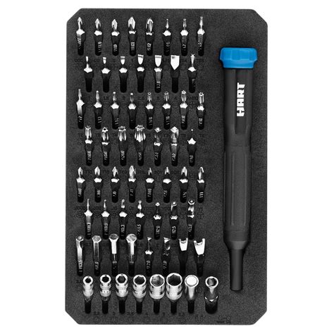 HART 61 Piece Precision Screwdriver Set Walmart