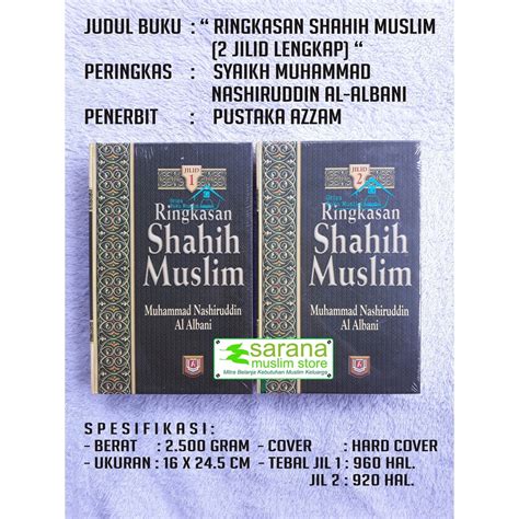 Jual Buku Ringkasan Shahih Muslim Set Jilid Shopee Indonesia