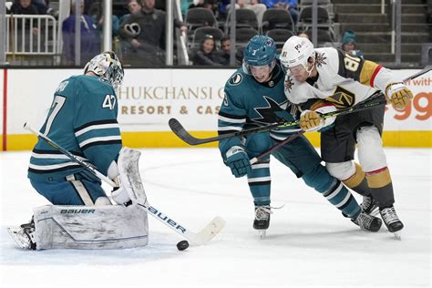 Logan Couture Scores In Ot To Lift Sharks Past Golden Knights