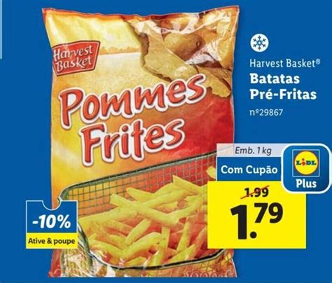 Promo O Harvest Basket Batatas Pr Fritas Em Lidl