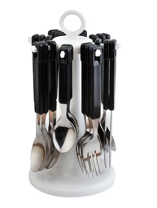 Buy Online 24 Pcs Table Craft Cutlery Set Black From Cutlery For