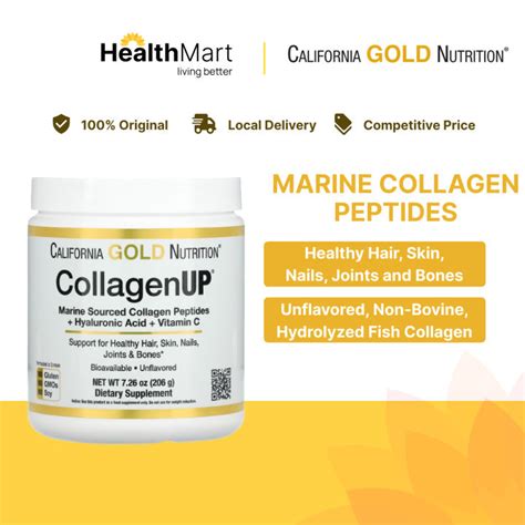 Sg California Gold Nutrition Collagen Up Marine Collagen Peptides