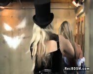 Blonde Slave In Bdsm Caned And Pussy Toyed