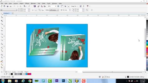 How To Design A Book Cover In Corel Draw Hindi Video Tutorial YouTube