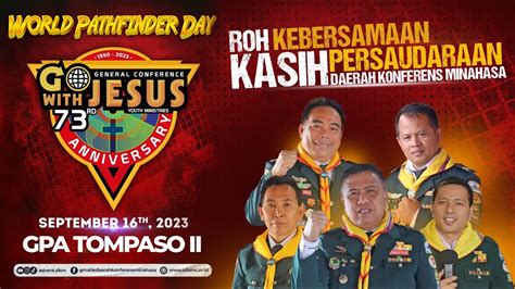 Pathfinder Day Th Go With Jesus Gereja Masehi Advent Hari Ketujuh