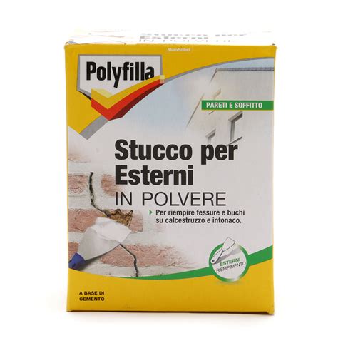 Stucco Per Esterni In Polvere A Base Di Cemento Kg Polyfilla