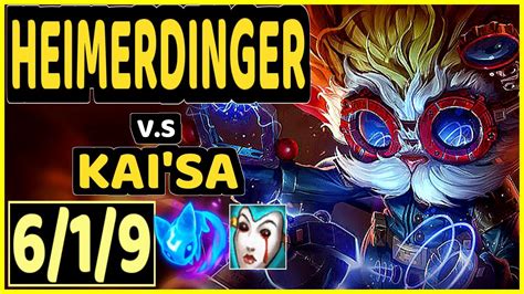 Juzinho Heimerdinger Vs Kai Sa Kda Bottom Adc Challenger