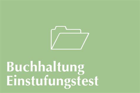 Einstufungstest Buchhaltung WIFI Österreich