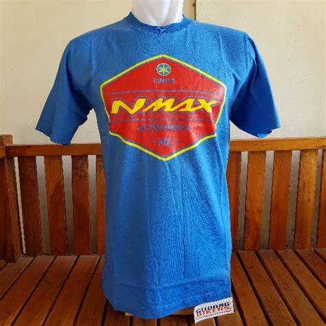 Jual Kaos T Shirt Yamaha Nmax Performance Biru Diamond Motor Bikers Not