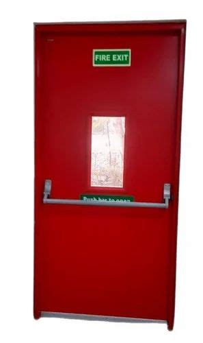 Mild Steel Emergency Exit Door Powder Coated At Piece In Sas