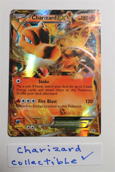 Pokemon Card Charizard EX XY29 Black Star Promo Rare Played Values MAVIN