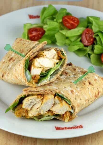 Delicious Chicken Tikka Wraps Recipe With Quick And Easy Homemade Oven Baked Chicken Tikka